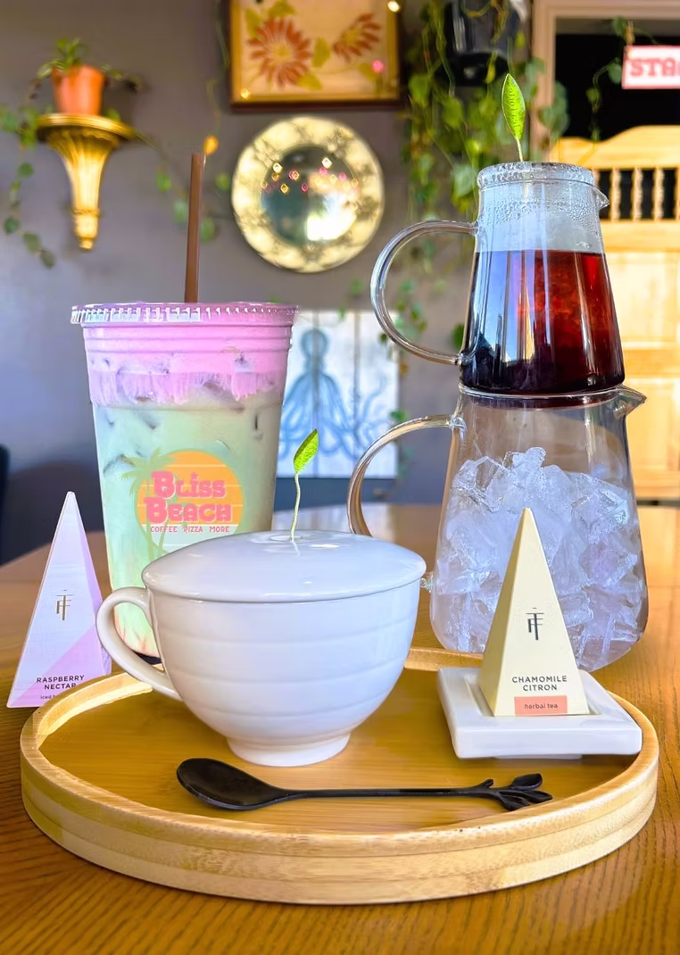 Some various drinks at Bliss Beach